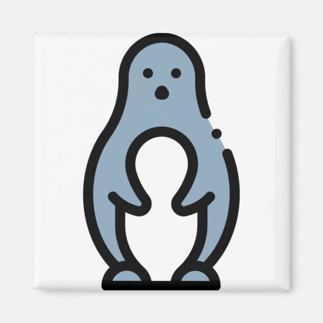 Imã Pinguim Pequeno (Frente)