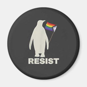 Imã Pinguim resistente contra tarifas LGBT Anti Trump