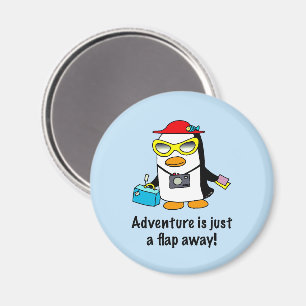 Imã Pinguim Turista Aventura ao Alcance