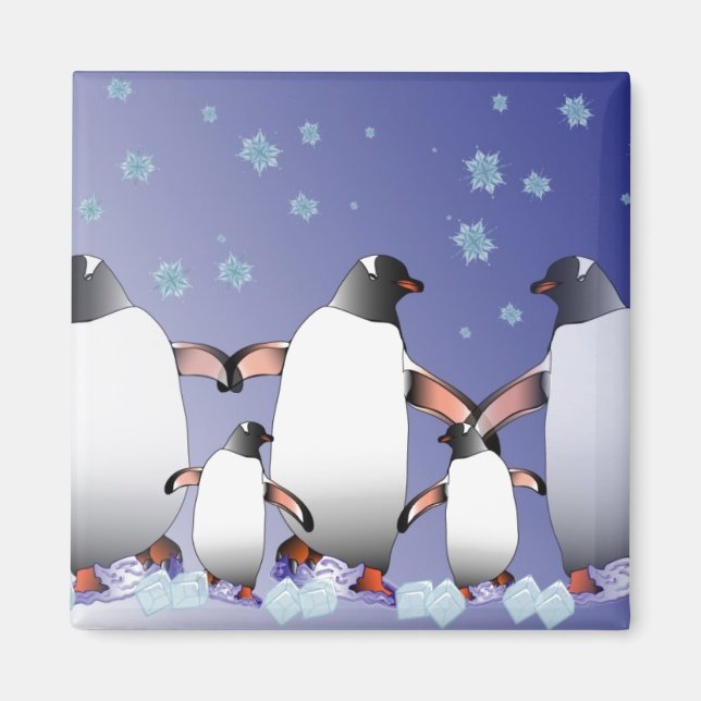 Imã Pinguins (Frente)