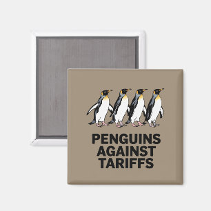 Imã Pinguins Antigos Protestam Contra Tarifas Engraçad