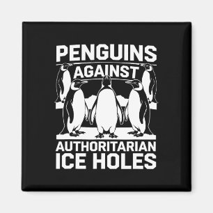 Imã Pinguins Contra Buracos de Gelo Autoritários Resis