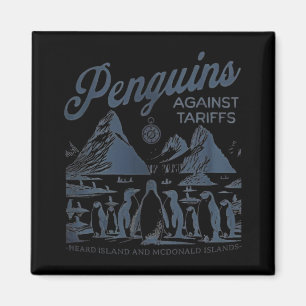 Imã Pinguins Contra Tarifas Ouviram Ilha Engraçada Tru