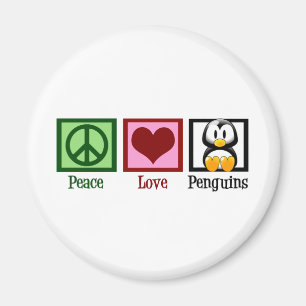 Imã Pinguins de Paz e Amor