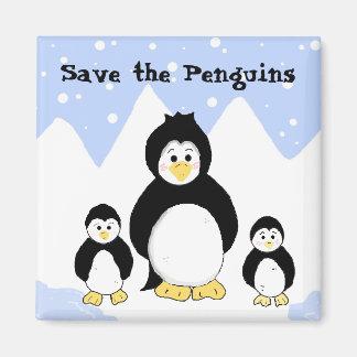 Imã Pinguins em Perigo