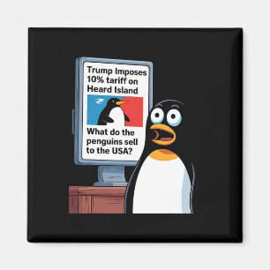 Imã Pinguins engraçados Trump Injustiça política Tarif