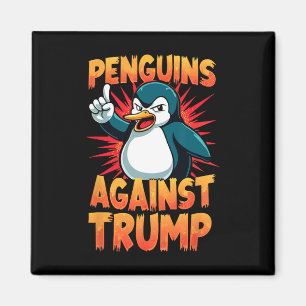 Imã Pinguins Pinguins Contra Pinguins Engraçados