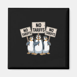 Imã Pinguins Protestam Contra Tarifas de Trump Pinguim