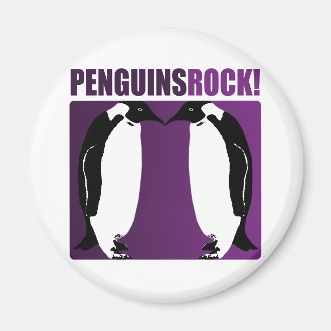 Imã Pinguins Rock! (Frente)