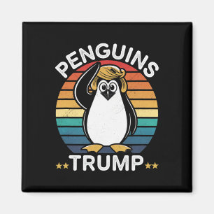 Imã Pinguins Trump Engraçado Resistir Projeto de Prote
