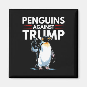 Imã Pinguins Viram as Barbatanas Para Resistir Pinguin