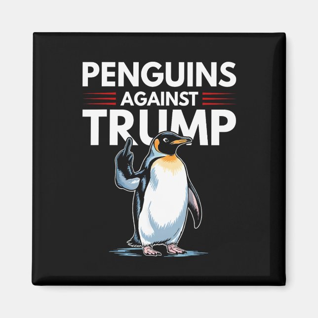 Imã Pinguins Viram as Barbatanas Para Resistir Pinguin (Frente)