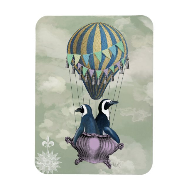 Ímã Pinguins voadores 2 (Vertical)