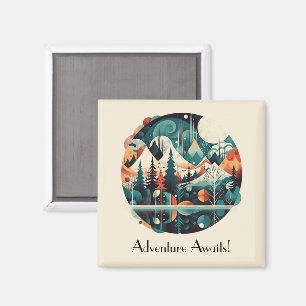 Imã Pinheiros e picos nórdicos, Magnet personalizado