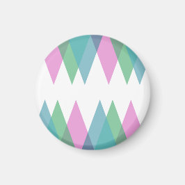 Imã Pink and green triangles