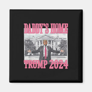 Imã Pink Daddys Home Trump 2024