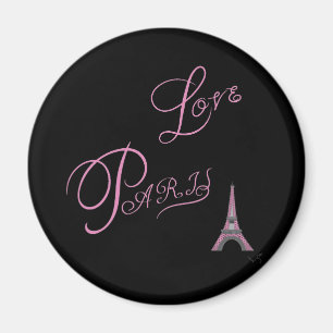 Imã Pink-Love-Paris-Eiffel-Tower-Unique