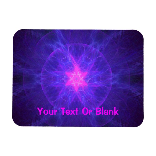 Ímã Pink Magen David (Horizontal)