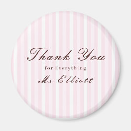 Imã Pink Mist - Personalised Thank You Teacher Magnet