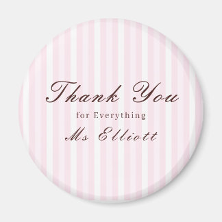 Imã Pink Mist - Personalised Thank You Teacher Magnet