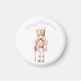 Imã Pink Nutcracker Natal