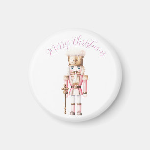 Imã Pink Nutcracker Natal