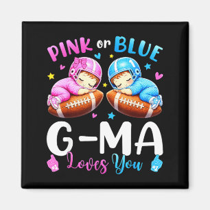 Imã Pink ou azul avó ama revelação do sexo do bebê fut