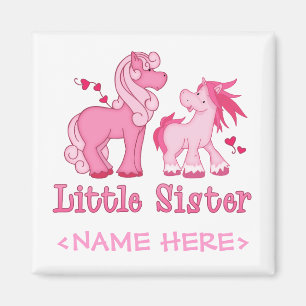 Imã Pink Ponys Little Sister
