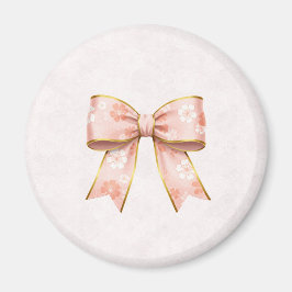 Imã Pink Sakura Ribbon – Japanese-Inspired