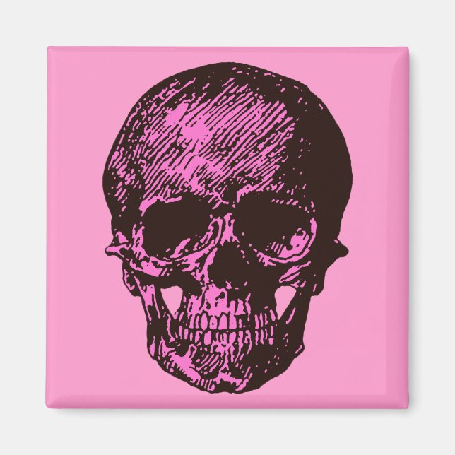 Imã Pink Skull (Frente)