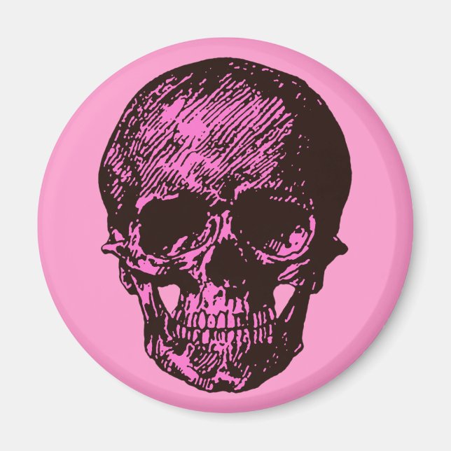 Imã Pink Skull (Frente)