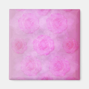 Imã PINK Watercolor roses