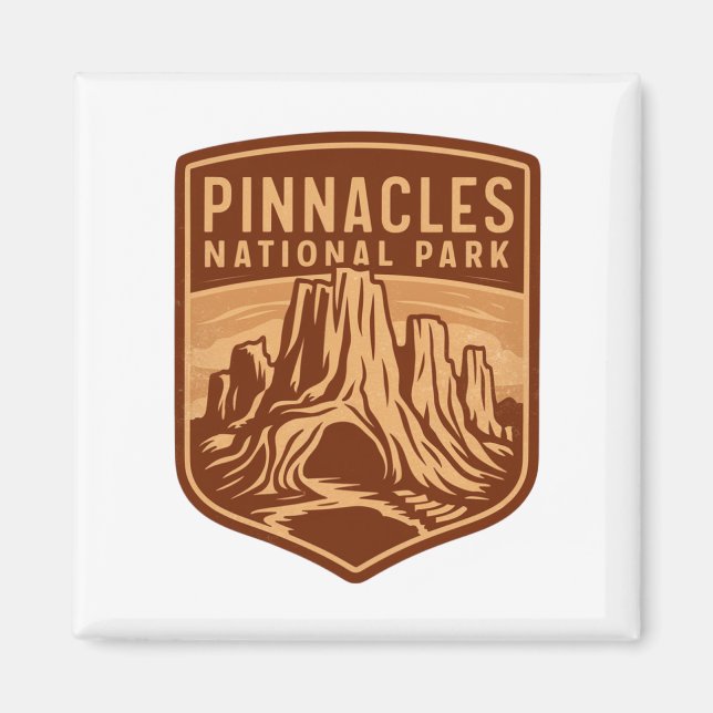 Imã Pinnacle National Park Viagem Emblem (Frente)