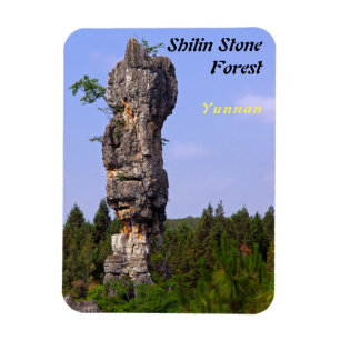 Ímã Pinnáculos Shilin Stone Forest - Yunnan, China,
