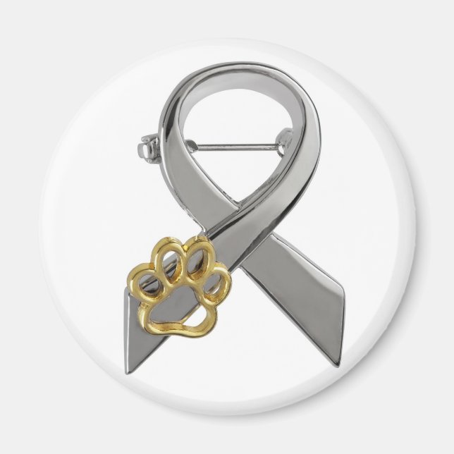 Imã Pino de Consciência do Abuso Animal (Frente)