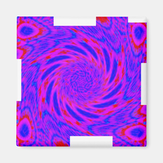 IMÃ PINO DE COR MODERNA MANDALA (Frente)