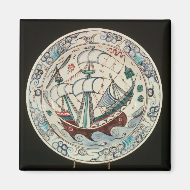 Imã Pintado com um navio (Frente)