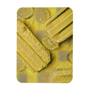 Ímã Pintel de cone de sorvete amarelo