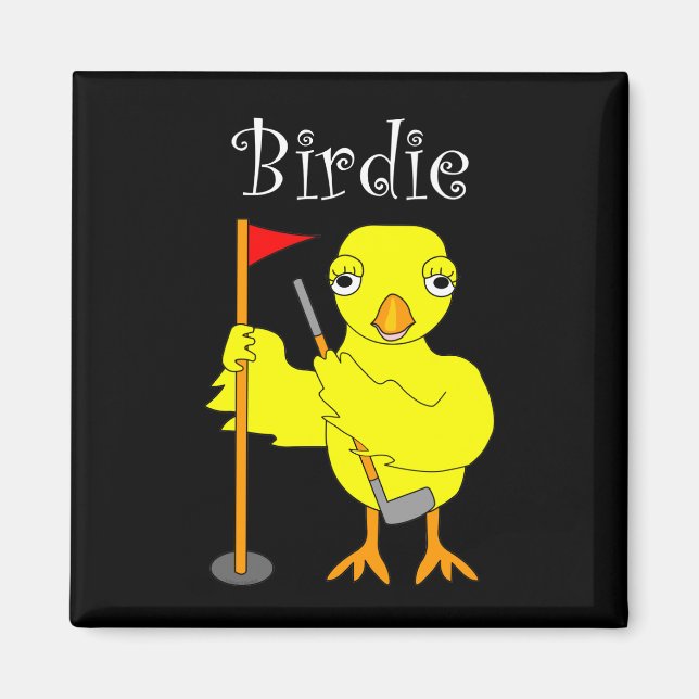 Imã Pintinho Birdie Golfer (Frente)