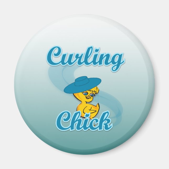 Imã Pintinho Curling nº 3 (Frente)