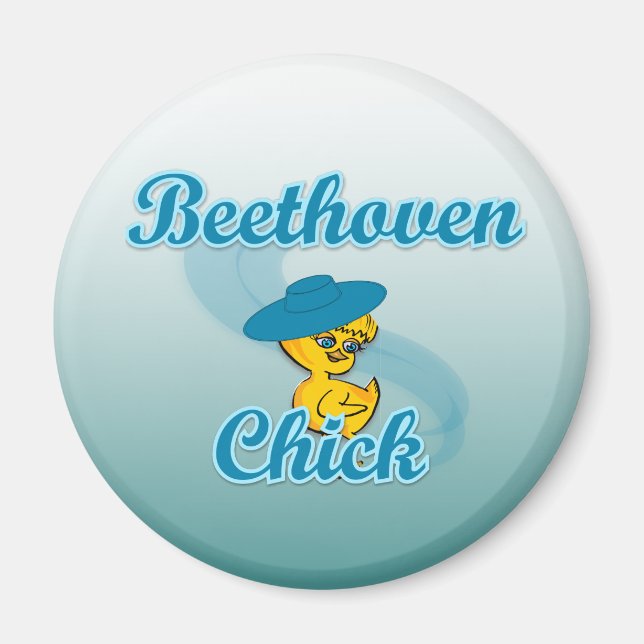 Imã Pintinho de Beethoven nº 3 (Frente)