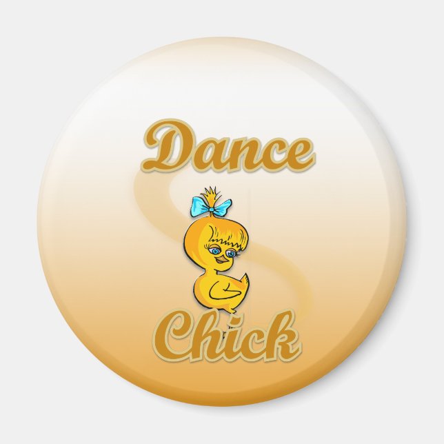 Imã Pintinho de dança (Frente)