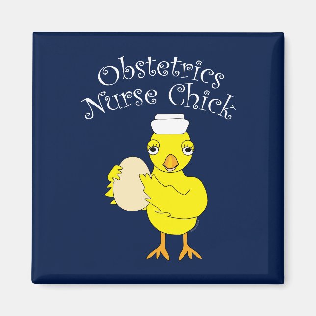 Imã Pintinho de Enfermeiro Obstetrícia (Frente)