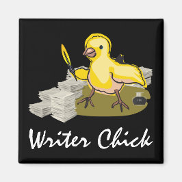 Imã Pintinho de gravador com papel, preenchimento de p