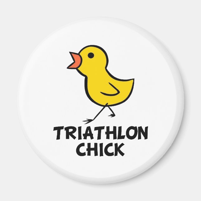 Imã Pintinho de Triathlon Magnet (Frente)