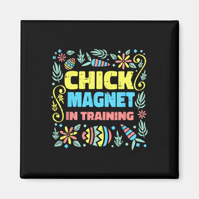 Imã Pintinho Magnet Na Formação De Páscoas Engraçadas  (Frente)