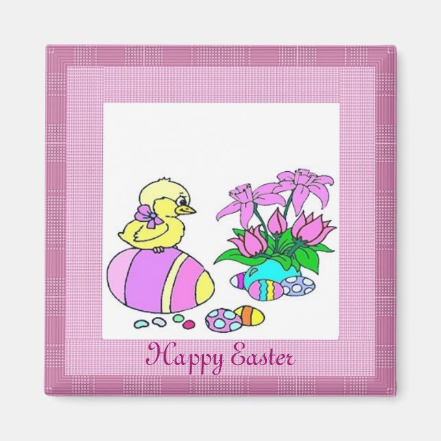 Imã Pintinho páscoa (Frente)