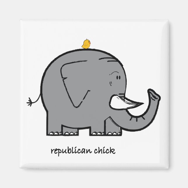 imã pintinho republicana (Frente)