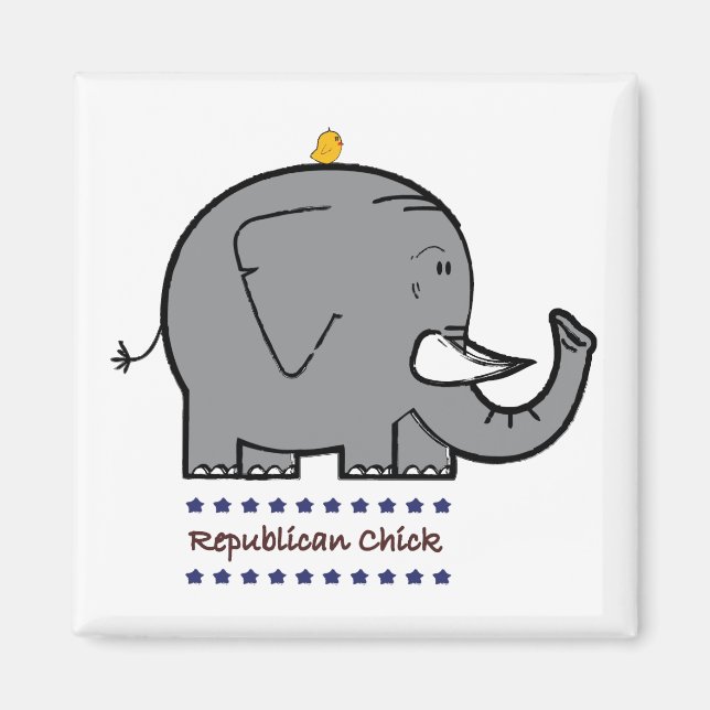 imã pintinho republicana (Frente)