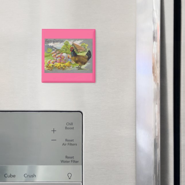 Imã Pintinhos de Páscoa e ímã de galeria (In Situ (Fridge))